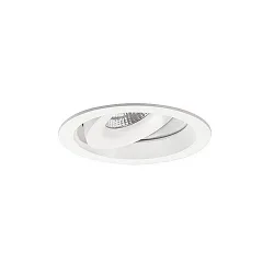 ceiling recessed luminaire KAMUTA swivelling, rotatable, direct IP20, transparent, white dimmable