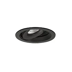 ceiling recessed luminaire KAMUTA swivelling, rotatable, direct IP20, black dimmable
