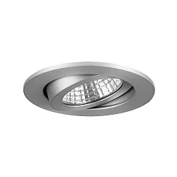 Downlight PLUG & PLAY draaibaar, Dim-To-Warm IP65, aluminium mat dimbaar