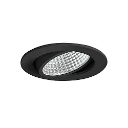 Inbouwarmatuur IP20, glanzend, zwart, transparant  12W 880lm 1800|3000K 20-40° 20-40° CRI 80-89