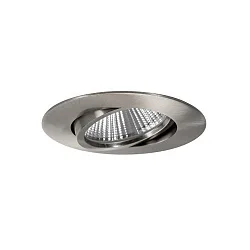 recessed luminaire BIG65 round, swivelling LED IP65, nickel matt dimmable 8W 730lm 3000K 20-40° 20-40° CRI 80-89