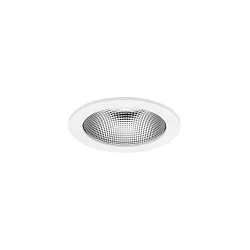 Downlight MUNA MAXI stijf, voor BAP, ingebouwde versie, CCT Switch, met lensoptiek IP20, wit mat dimbaar