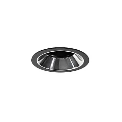 Plafondinbouwarmatuur BINATO draaibaar, roteerbaar, direct IP20, chroom, zwart dimbaar