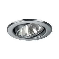 Inbouwspot BRONNY GU10 rond, draaibaar GU10 IP20, chroom mat dimbaar