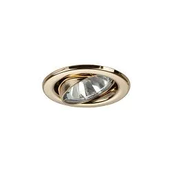 Inbouwspot BRONNY GU10 rond, draaibaar GU10 IP20, glanzend, goud dimbaar