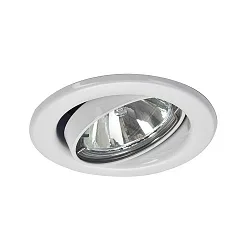 Inbouwspot BRONNY GU10 rond, draaibaar GU10 IP20, wit dimbaar