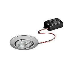 Downlight rond, draaibaar IP20, chroom