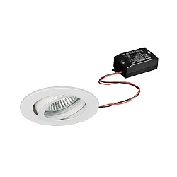 Inbouwspot TIRREL-R LED ON-OFF rond, draaibaar, schakelbaar IP20, wit