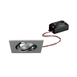 Inbouwspot TIRREL-S LED ON-OFF hoekig, draaibaar, voor BAP, schakelbaar IP20, chroom