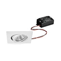 Downlight BB05 hoekig, draaibaar IP20, wit 