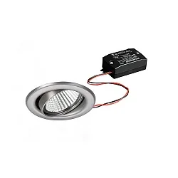 Downlight BB09 hoekig, draaibaar IP20, rvs 
