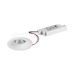 Recessed LED downlight dim2warm, IP20, 230V, 12W 1800-3000K 930lm 24°, CRi >90, white