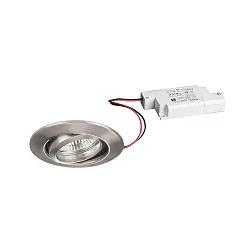 Inbouwarmatuur IP20, glanzend, transparant 6W 680lm 3000K 20-40° 20-40° CRI 80-89