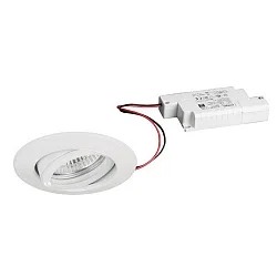 Inbouwarmatuur BREENA R rond, draaibaar LED IP20, wit dimbaar 6W 680lm 3000K 20-40° 20-40° CRI 80-89