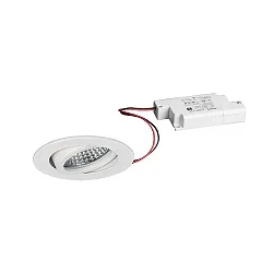 Inbouwspot TIRREL-R LED DIM rond, draaibaar IP20, wit dimbaar