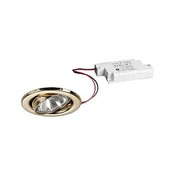 Inbouwspot BRONNY LED PHASE-DIM rond, draaibaar, incl. chauffeur, set van 1 IP20