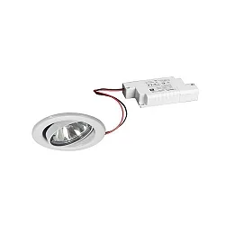 Inbouwspot BRONNY LED PHASE-DIM rond, draaibaar, incl. chauffeur, set van 1 IP20, wit mat dimbaar