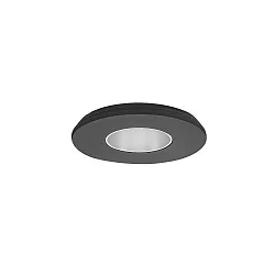 Inbouwarmatuur ZONDRA LED stijf, direct IP20, zwart dimbaar 10W 790lm 3000K 20-40° 20-40° CRI >80