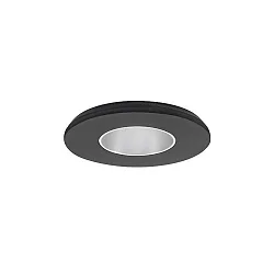 Inbouwarmatuur ZONDRA LED stijf, direct IP20, zwart dimbaar 13W 1190lm 3000K 20-40° 20-40° CRI >80