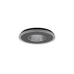 Inbouwarmatuur ZONDRA LED stijf, direct IP20, zwart dimbaar 10W 660lm 3000K 20-40° 20-40° CRI >80