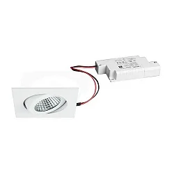 Downlight vierkant, dimbaar IP65, wit dimbaar