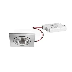 Downlight BB16 hoekig, dimbaar IP54, rvs dimbaar