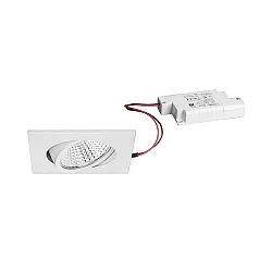 recessed luminaire IP20, white dimmable 1230lm 20-40° 20-40°