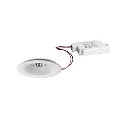 recessed luminaire IP20, glossy, transparent, white 10,5W 887lm 3000K 20-40° 20-40° CRI 80-89