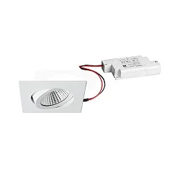 Inbouwarmatuur LAKIL-S hoekig, draaibaar, voor BAP, Dim-To-Warm, set van 1 IP20