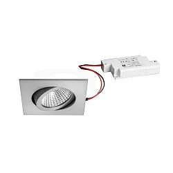 Downlight rond, Dim-To-Warm IP20, aluminium mat dimbaar