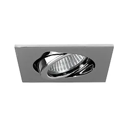 Downlight BB18 hoekig, Dim-To-Warm IP20, chroom dimbaar