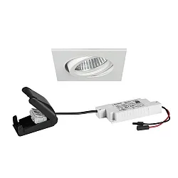 Inbouwarmatuur BB 19 draaibaar, vierkant LED IP20, wit dimbaar 6W 430lm 1800-3000K 20-40° 20-40° CRI 80-89