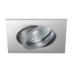 Downlight BB18 hoekig, Dim-To-Warm IP20, aluminium mat dimbaar