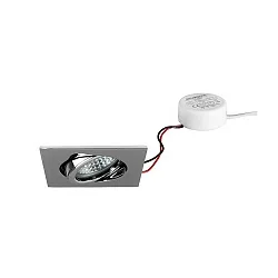 Inbouwspot TIRREL-S LED DIM ROUND-CONVERTER hoekig, draaibaar IP20, wit dimbaar