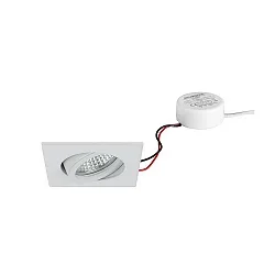 Inbouwspot TIRREL-S LED DIM ROUND-CONVERTER hoekig, draaibaar IP20, wit dimbaar