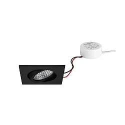 Inbouwspot TIRREL-S LED DIM ROUND-CONVERTER hoekig, draaibaar IP20, wit dimbaar