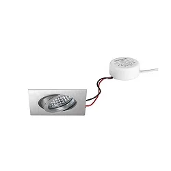Inbouwspot TIRREL-S LED DIM ROUND-CONVERTER hoekig, draaibaar IP20, wit dimbaar
