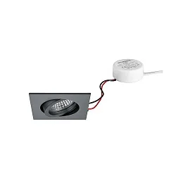 Inbouwspot TIRREL-S LED DIM ROUND-CONVERTER hoekig, draaibaar IP20, wit dimbaar