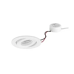 recessed luminaire IP20, glossy, white  7W 680lm 3000K 20-40° 20-40° CRI 80-89