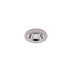 ceiling recessed luminaire APOLLO MICRO round, direct IP20, silver dimmable