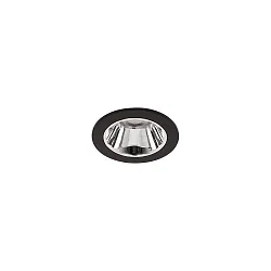 Plafondinbouwarmatuur APOLLO MICRO rond, direct IP20, zwart dimbaar