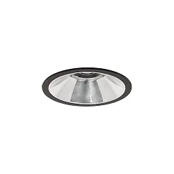 Plafondinbouwarmatuur APOLLO MIDI rond, direct IP20, zwart dimbaar