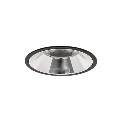 Plafondinbouwarmatuur APOLLO MEGA rond, direct IP20, zwart dimbaar