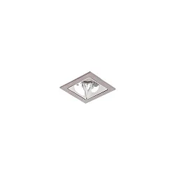ceiling recessed luminaire APOLLO MICRO square, direct IP20, silver dimmable