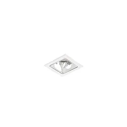 ceiling recessed luminaire APOLLO MICRO square, direct IP20, silver dimmable