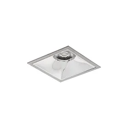 Plafondinbouwarmatuur APOLLO MIDI vierkant, direct IP20, zilver dimbaar
