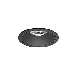 Plafondinbouwarmatuur DIOS MIDI rond, direct IP20, zwart dimbaar