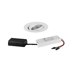 Inbouwspot TIRREL-R LED DIM CONNECTION-BOX rond, draaibaar, DALI aanstuurbaar IP20, wit dimbaar