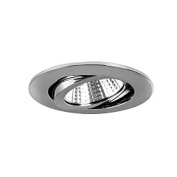 Downlight BB03 rond, draaibaar IP20, chroom dimbaar