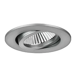 Downlight BB03 rond, draaibaar IP20, nikkel mat dimbaar
